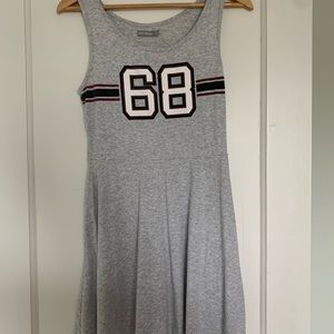 Grey skater dress